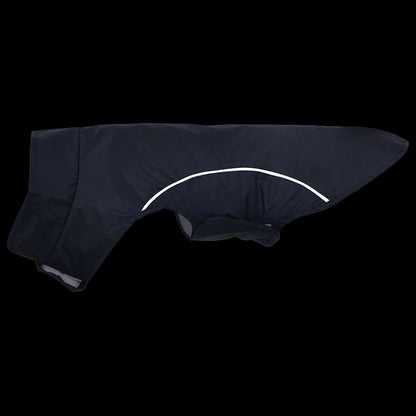 Hunde Regenmantel mit Reflexstreifen Polyester Marineblau XXS