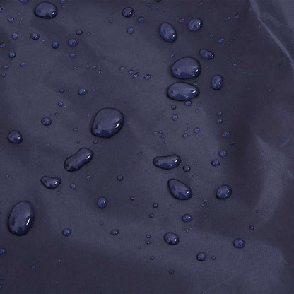 Hunde Regenmantel mit Reflexstreifen Polyester Marineblau XXS