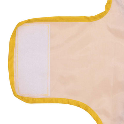 Hunde Regenmantel mit Reflexstreifen Polyester Gelb S