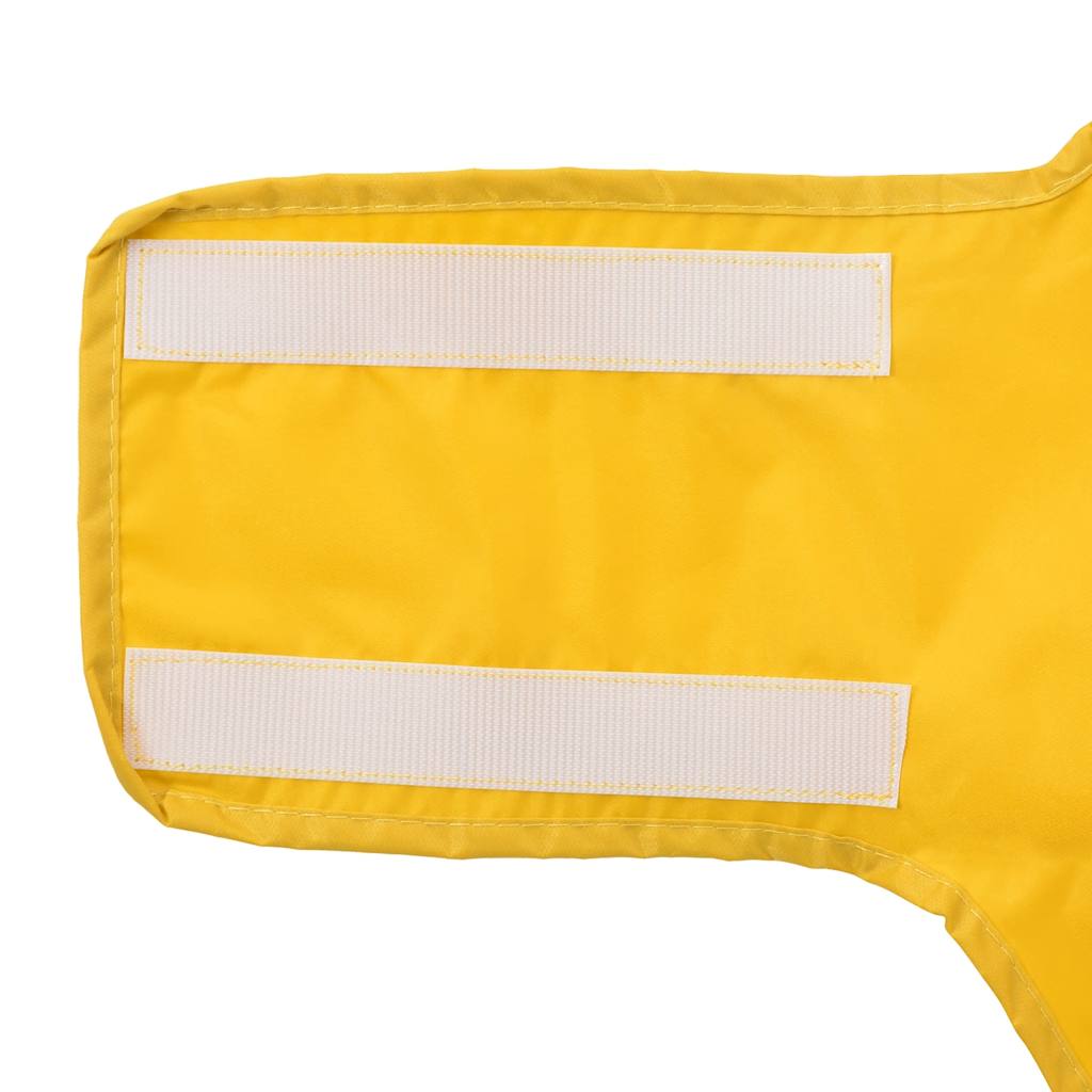Hunde Regenmantel mit Reflexstreifen Polyester Gelb L