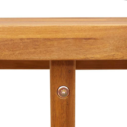 Garten-Esstisch Rund Ø110x75 cm Massivholz Akazie