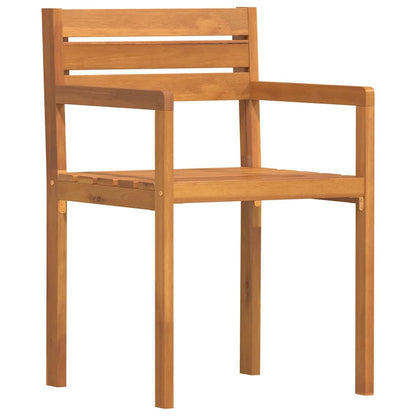 vidaXL Gartenstühle 2 Stk. 50x53x80 cm Massivholz Akazie