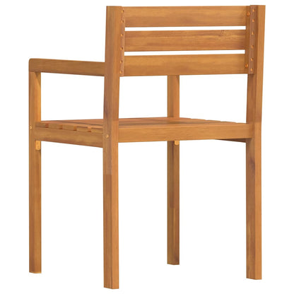 vidaXL Gartenstühle 2 Stk. 50x53x80 cm Massivholz Akazie