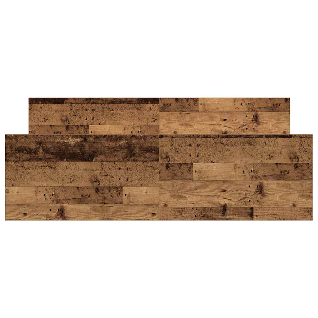 vidaXL Bettgestell ohne Matratze Altholz-Optik 120x200cm Holzwerkstoff
