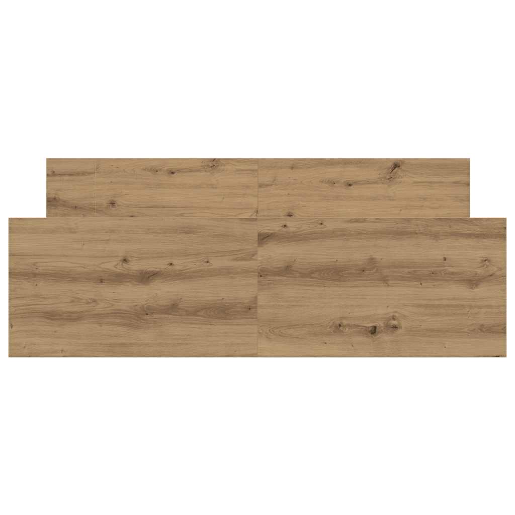vidaXL Bettgestell ohne Matratze Artisan-Eiche 120x200cm Holzwerkstoff