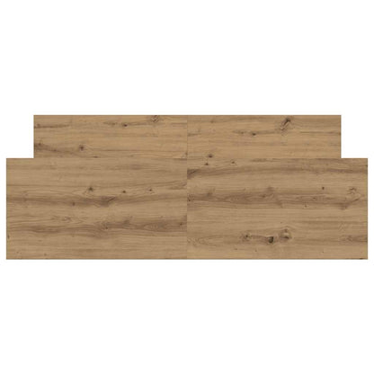vidaXL Bettgestell ohne Matratze Artisan-Eiche 120x200cm Holzwerkstoff