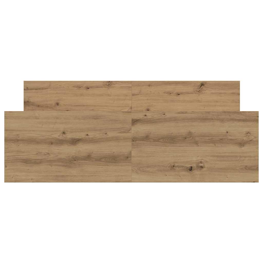 vidaXL Bettgestell ohne Matratze Artisan-Eiche 150x200cm Holzwerkstoff