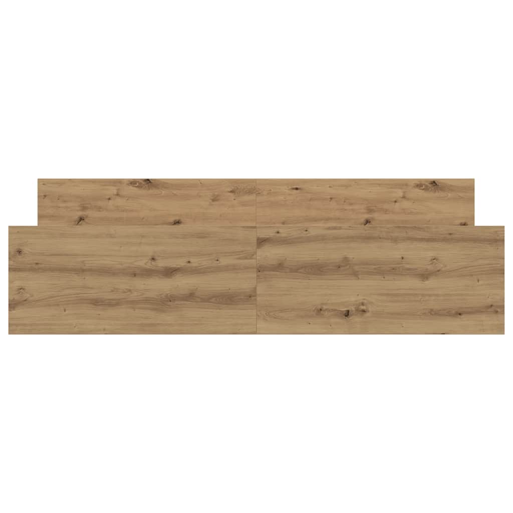 vidaXL Bettgestell ohne Matratze Artisan-Eiche 180x200cm Holzwerkstoff