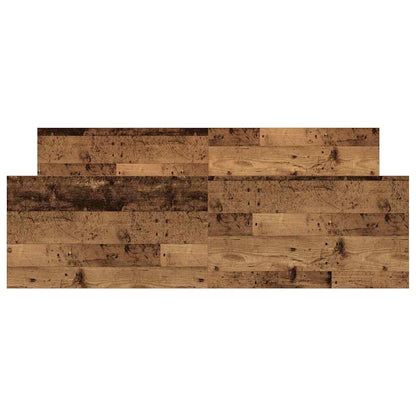 vidaXL Bettgestell ohne Matratze Altholz-Optik 140x190cm Holzwerkstoff