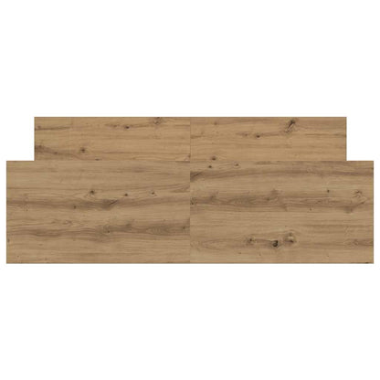 vidaXL Bettgestell ohne Matratze Artisan-Eiche 140x190cm Holzwerkstoff