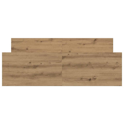 vidaXL Bettgestell ohne Matratze Artisan-Eiche 135x190cm Holzwerkstoff