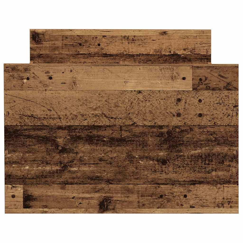 vidaXL Bettgestell ohne Matratze Altholz-Optik 90x200cm Holzwerkstoff