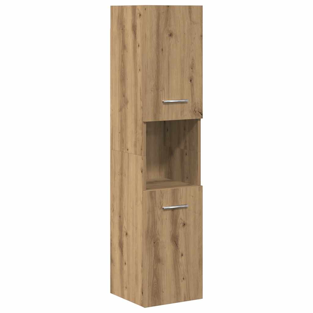 vidaXL 5-tlg. Badmöbel-Set Artisan-Eiche Holzwerkstoff