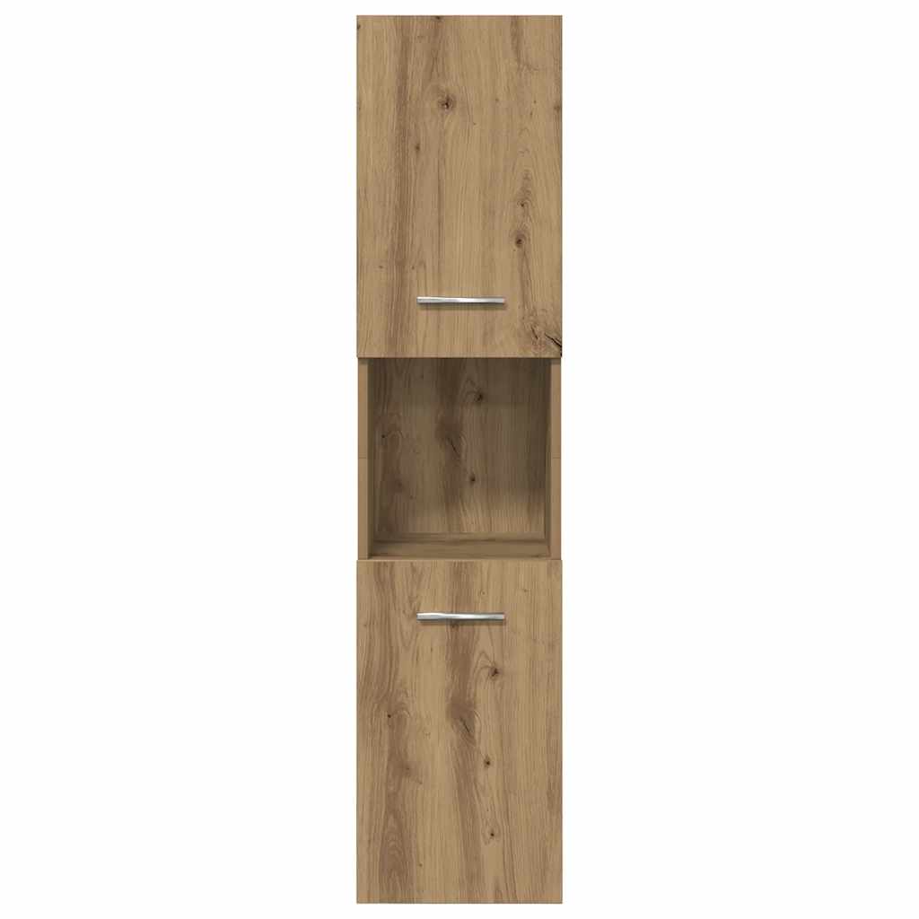 vidaXL 5-tlg. Badmöbel-Set Artisan-Eiche Holzwerkstoff