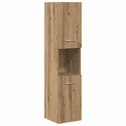 vidaXL 4-tlg. Badmöbel-Set Artisan-Eiche Holzwerkstoff