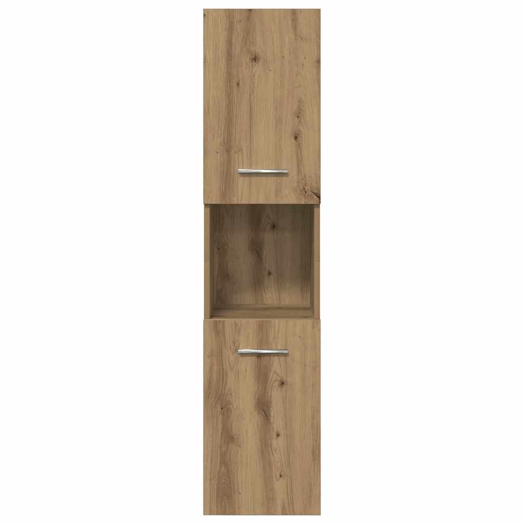 vidaXL 4-tlg. Badmöbel-Set Artisan-Eiche Holzwerkstoff
