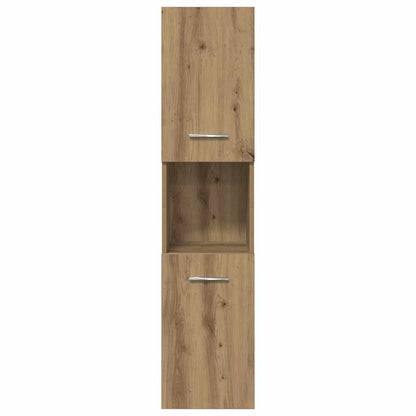 vidaXL 4-tlg. Badmöbel-Set Artisan-Eiche Holzwerkstoff