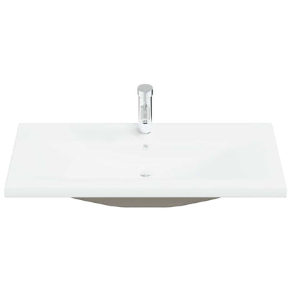 vidaXL 5-tlg. Badmöbel-Set Altholz-Optik Holzwerkstoff
