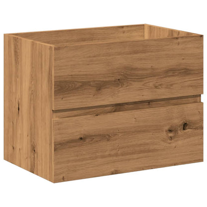 vidaXL Meuble sous-vasque avec lavabo chêne Artisan