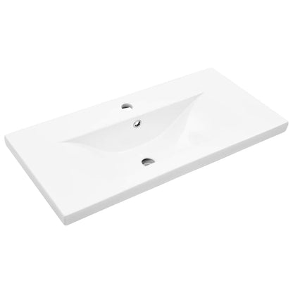 vidaXL Ensemble de meubles de salle de bain Aspect bois recyclé Bois d'ingénierie