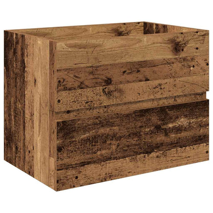 vidaXL Waschbeckenunterschrank mit Einbaubecken und Wasserhahn