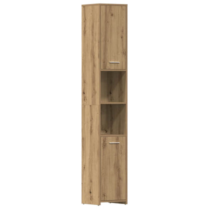 vidaXL 4-tlg. Badmöbel-Set Artisan-Eiche Holzwerkstoff