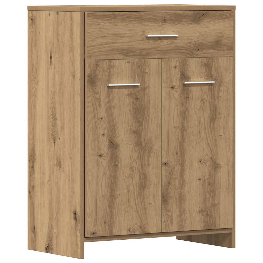vidaXL 4-tlg. Badmöbel-Set Artisan-Eiche Holzwerkstoff