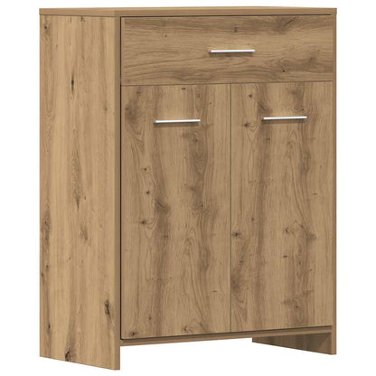 vidaXL 4-tlg. Badmöbel-Set Artisan-Eiche Holzwerkstoff