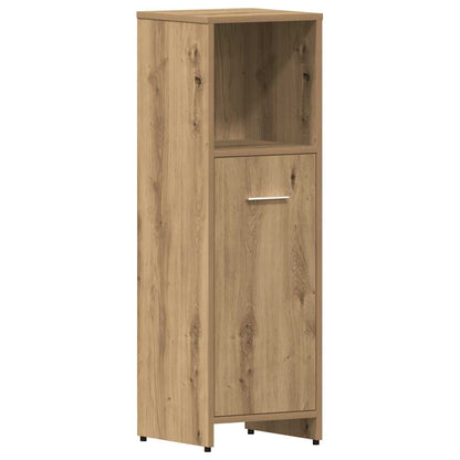vidaXL 4-tlg. Badmöbel-Set Artisan-Eiche Holzwerkstoff