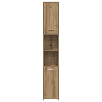 vidaXL 4-tlg. Badmöbel-Set Artisan-Eiche Holzwerkstoff