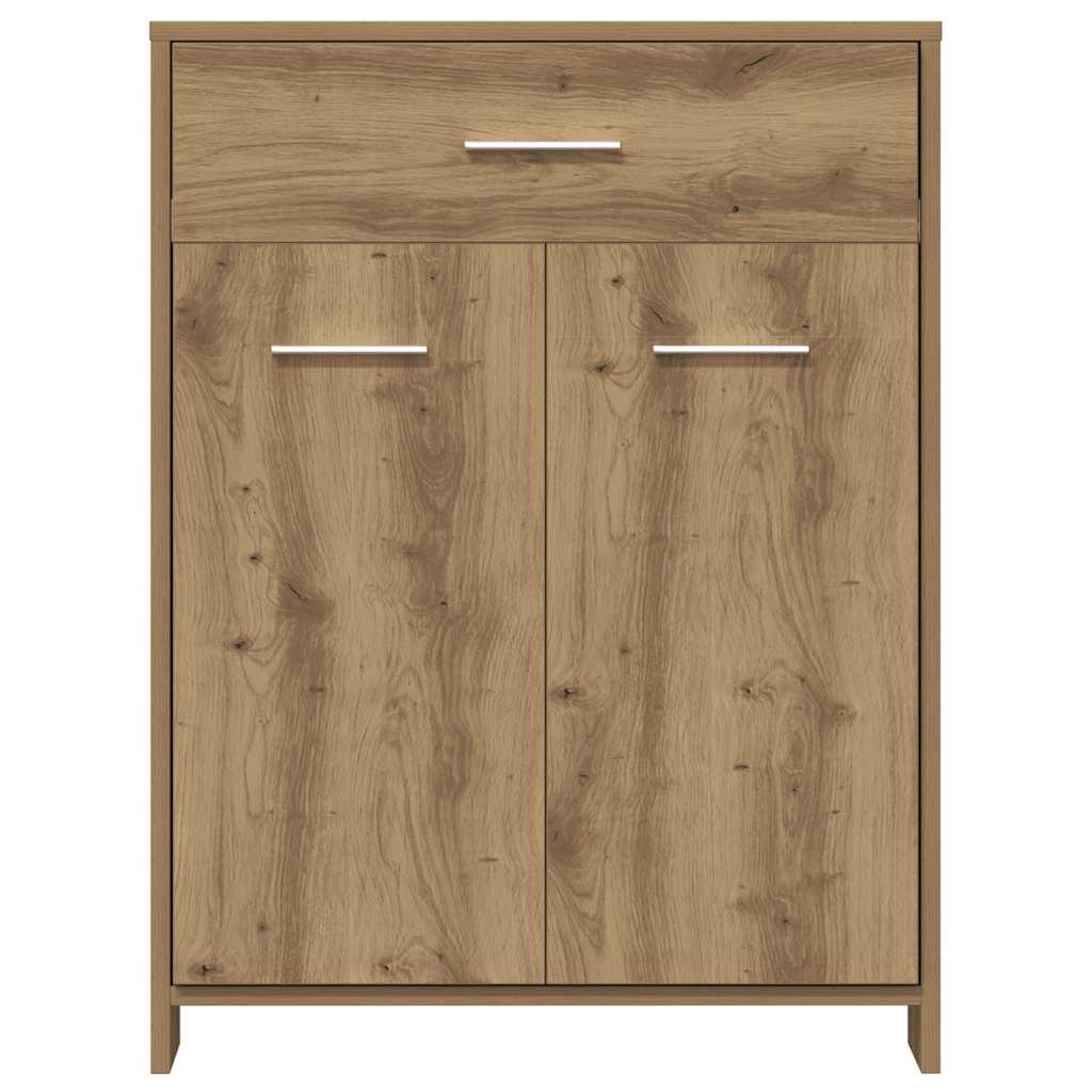 vidaXL 4-tlg. Badmöbel-Set Artisan-Eiche Holzwerkstoff