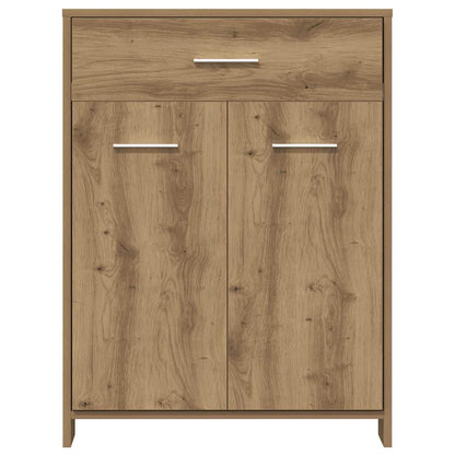 vidaXL 4-tlg. Badmöbel-Set Artisan-Eiche Holzwerkstoff