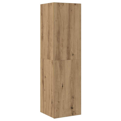 vidaXL TV-Wandschränke 3 Stk. Artisan-Eiche Holzwerkstoff
