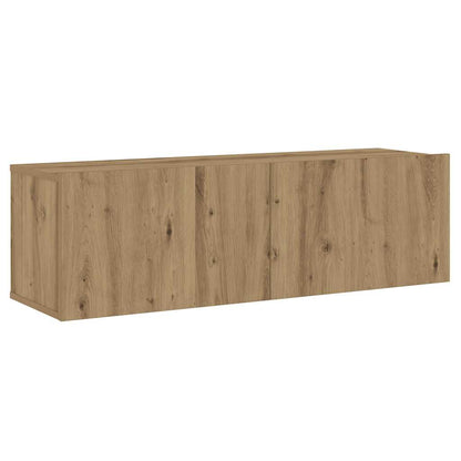 vidaXL TV-Wandschränke 3 Stk. Artisan-Eiche Holzwerkstoff