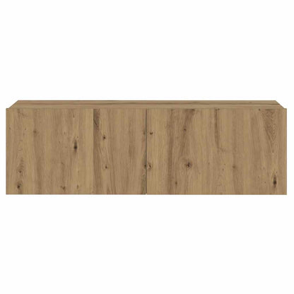 vidaXL TV-Wandschränke 3 Stk. Artisan-Eiche Holzwerkstoff