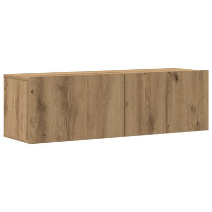 vidaXL TV-Wandschränke 4 Stk. Artisan-Eiche Holzwerkstoff
