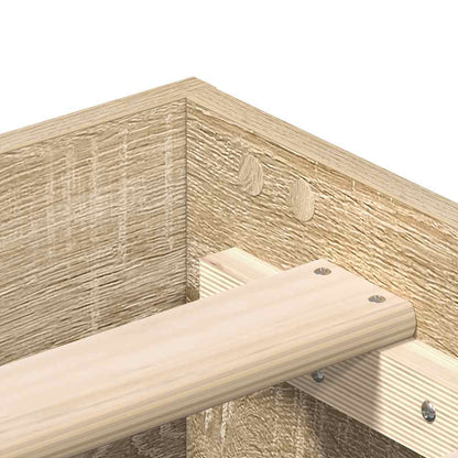 Bettgestell ohne Matratze Sonoma-Eiche 160x200 cm Holzwerkstoff