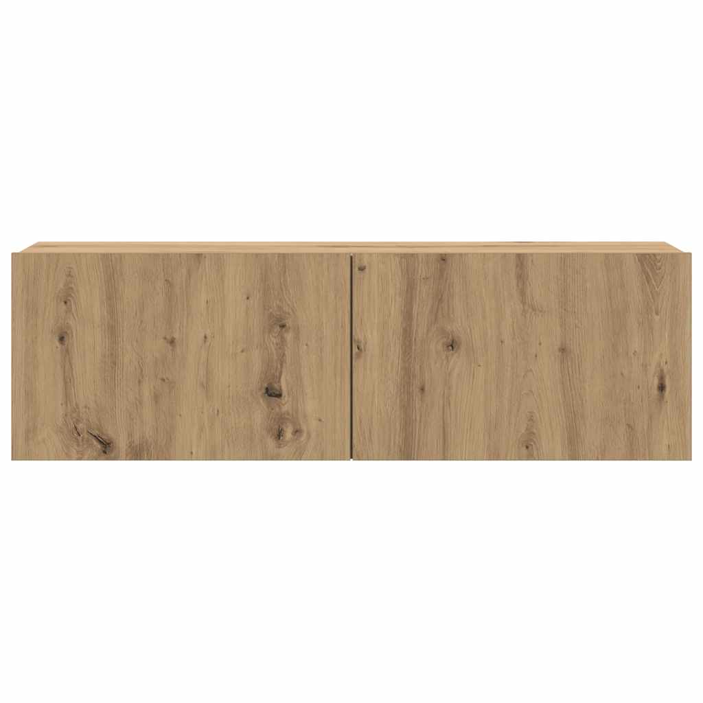 vidaXL TV-Wandschränke 6 Stk. Artisan-Eiche Holzwerkstoff