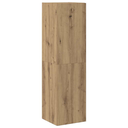 vidaXL TV-Wandschränke 6 Stk. Artisan-Eiche Holzwerkstoff