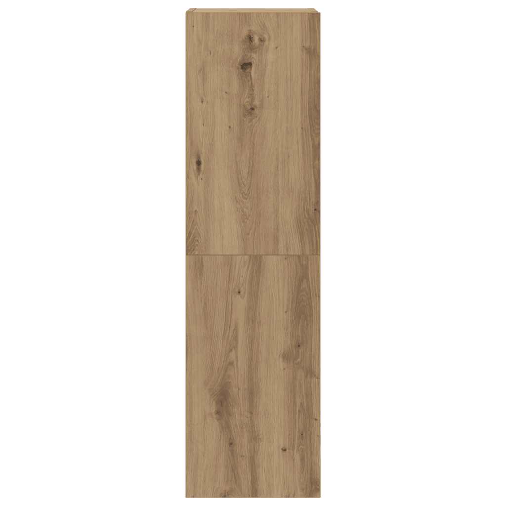 vidaXL TV-Wandschränke 6 Stk. Artisan-Eiche Holzwerkstoff