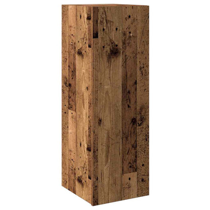 vidaXL 4-tlg. TV-Schrank-Set Wandmontage Altholz-Optik Holzwerkstoff