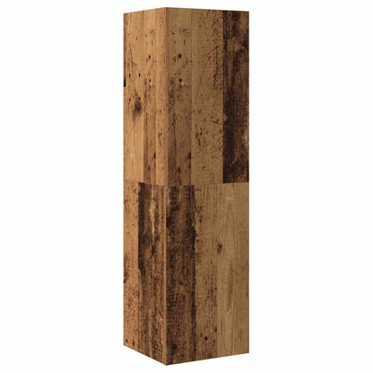 vidaXL 4-tlg. TV-Schrank-Set Wandmontage Altholz-Optik Holzwerkstoff