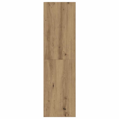 vidaXL 4-tlg. TV-Schrank-Set Wandmontage Artisan-Eiche Holzwerkstoff