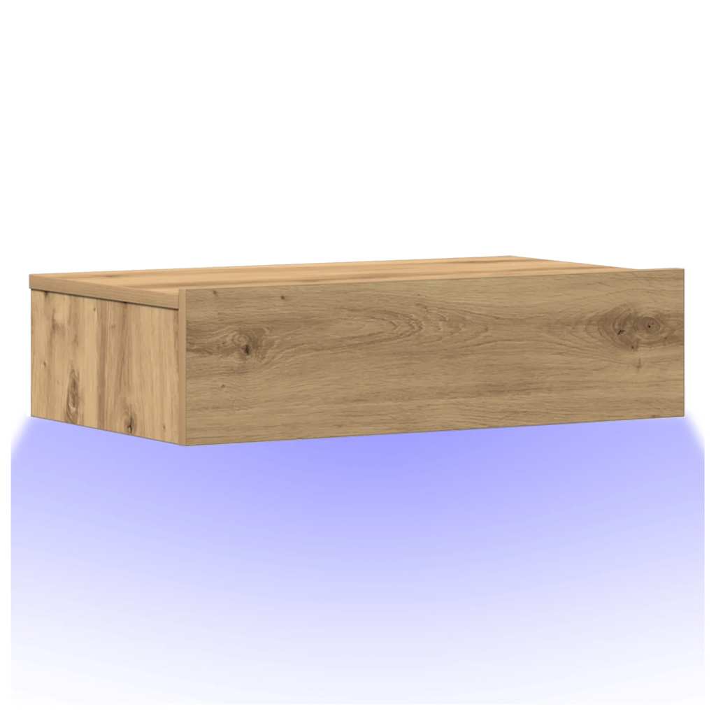 vidaXL Nachttisch Artisan-Eiche 60x35 cm Holzwerkstoff