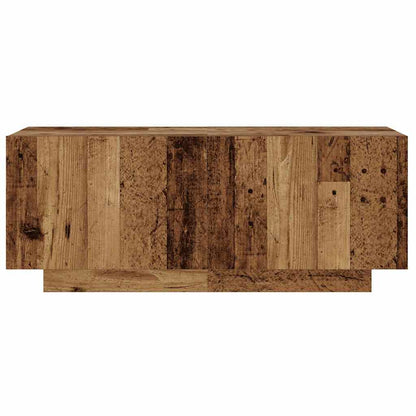 Meuble TV vidaXL avec lumières LED aspect bois de récupération 260x35x40 cm