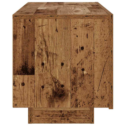 vidaXL Nachttisch Altholz-Optik 100x35x40 cm Holzwerkstoff