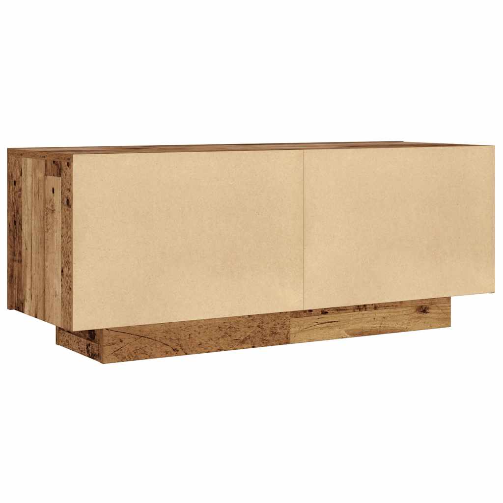 vidaXL Nachttisch Altholz-Optik 100x35x40 cm Holzwerkstoff