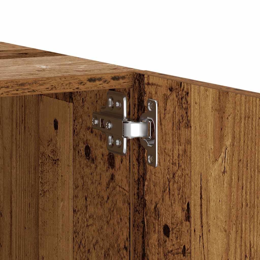 vidaXL Nachttisch Altholz-Optik 100x35x40 cm Holzwerkstoff