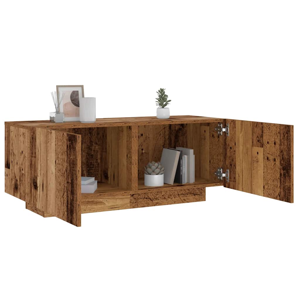 vidaXL Nachttisch Altholz-Optik 100x35x40 cm Holzwerkstoff