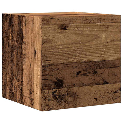 vidaXL 5-teiliges TV-Schrank-Set Wandmontage aus altem Holz